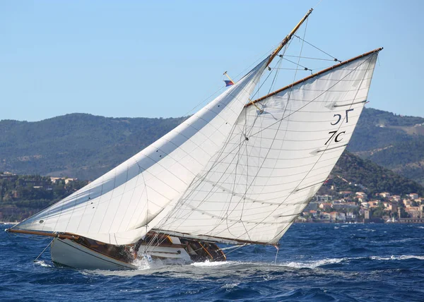 Zeilboot Race Franse Riviera — Stockfoto