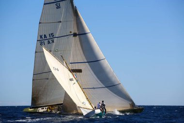 Fransız Rivierasında yelkenli yarışı 