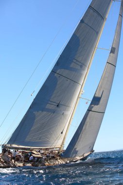 Fransız Rivierasında yelkenli yarışı 
