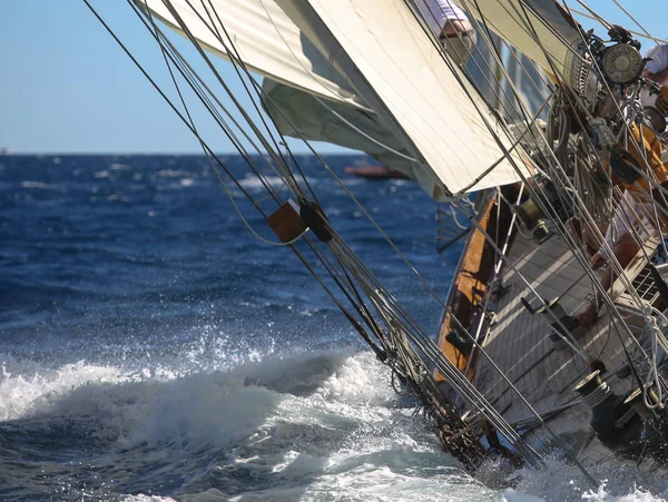 Sailing Boat Race French Riviera — Stock Photo, Image