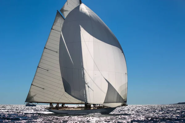 Segelbootrennen Der Französischen Riviera — Stockfoto