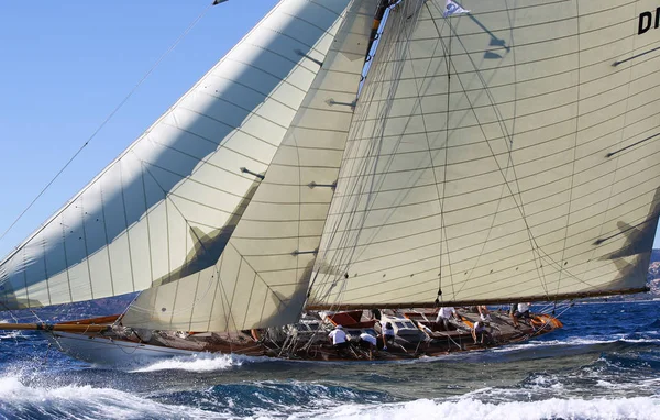 Segelbootrennen Der Französischen Riviera — Stockfoto