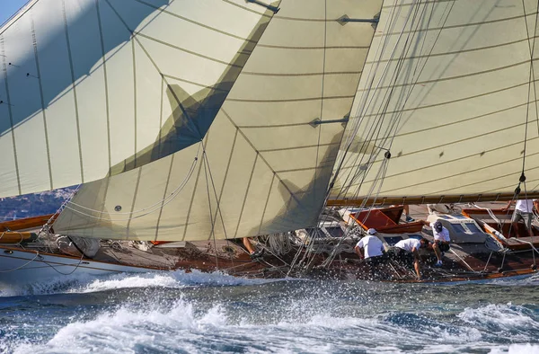 Zeilboot Race Franse Riviera — Stockfoto