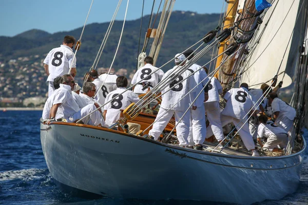 Segelbåt Race Franska Rivieran — Stockfoto