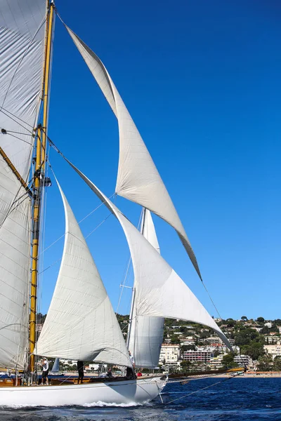 Segelbåt Race Franska Rivieran — Stockfoto