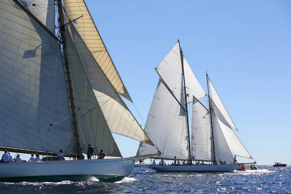 Sailing Boat Race French Riviera — Stock Photo, Image