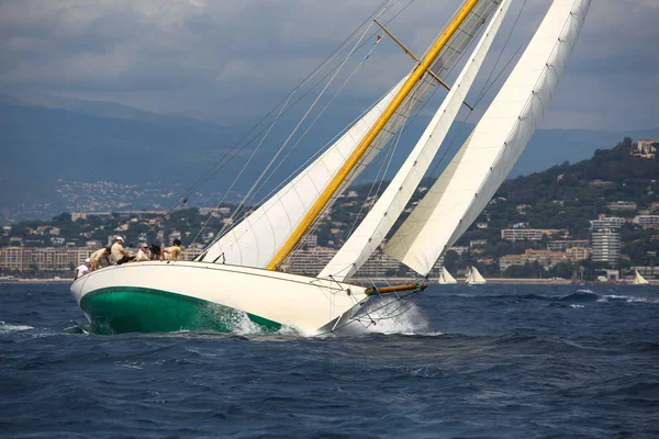 Zeilboot Race Franse Riviera — Stockfoto