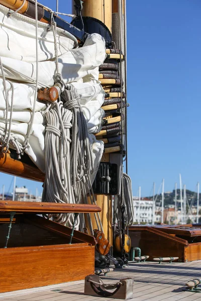 Segelbåt Race Franska Rivieran — Stockfoto