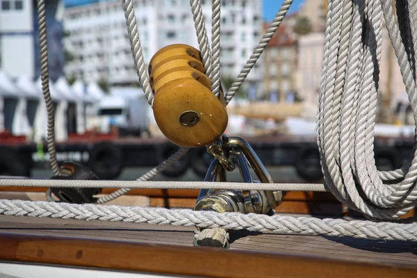 Segelbåt Race Franska Rivieran — Stockfoto