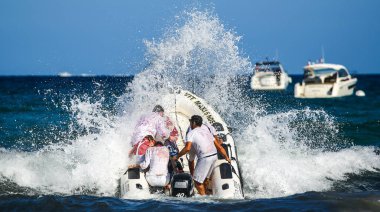 Fransız Rivierasında yelkenli yarışı 