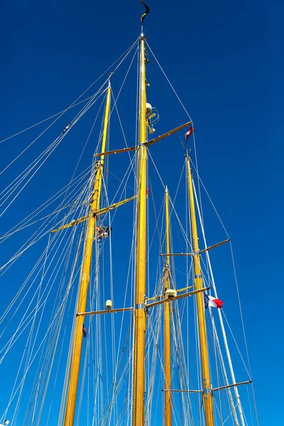 Regata Barca Vela Riviera Francese — Foto Stock