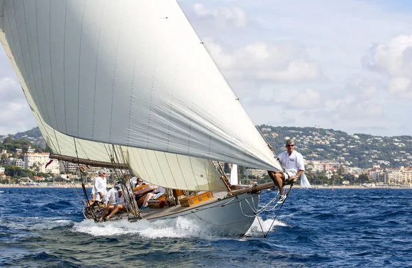 Fransız Rivierasında Yelkenli Yarışı — Stok fotoğraf