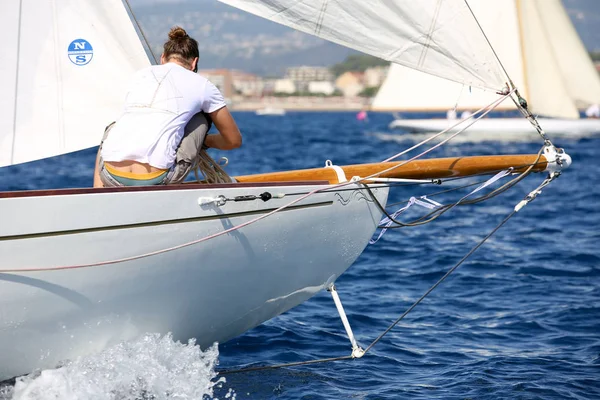 Sailing Boat Race French Riviera — Stock Photo, Image