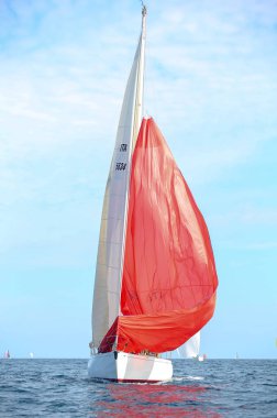 Fransız Rivierasında yelkenli yarışı 