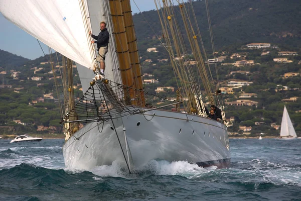 Zeilboot Race Franse Riviera — Stockfoto