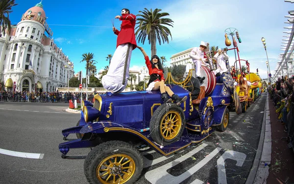 Francouzský Karneval Nice — Stock fotografie