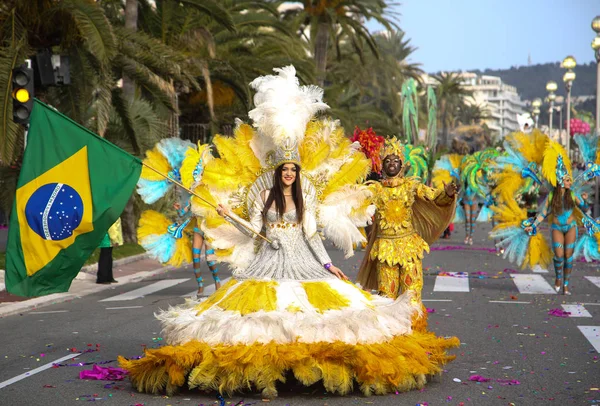 Franska Karnevalen Nice — Stockfoto