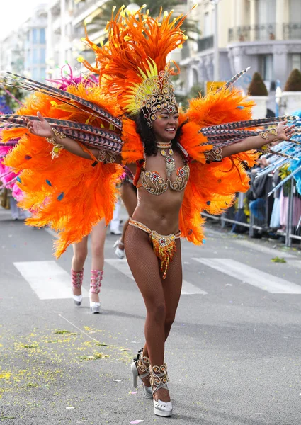 Carnaval Francés Niza — Foto de Stock