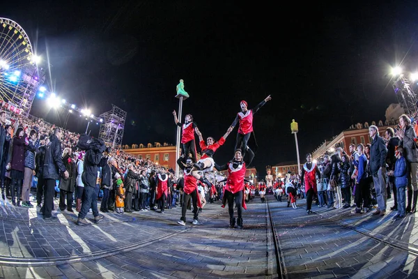 Carnevale Francese Nizza — Foto Stock