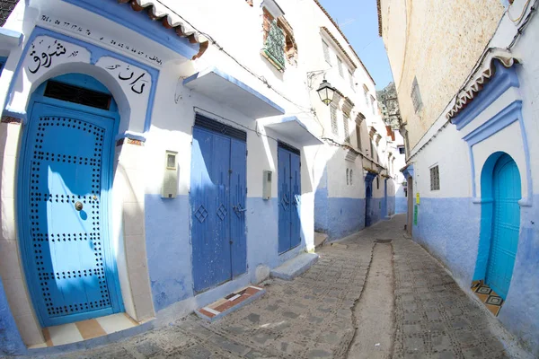 Calle Chefchaouen Marruecos — Foto de Stock