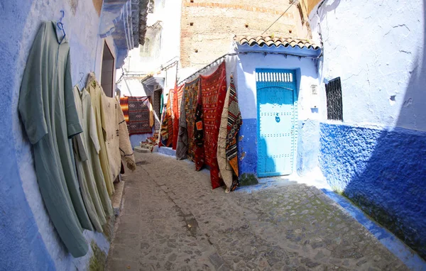 Calle Chefchaouen Marruecos — Foto de Stock