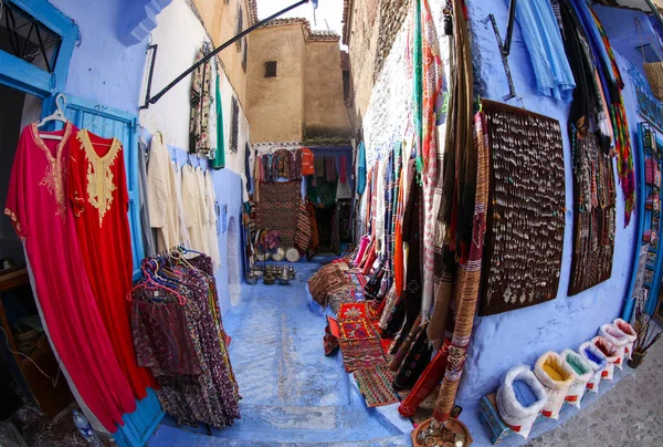 Strada Chefchaouen Maroc — Fotografie, imagine de stoc