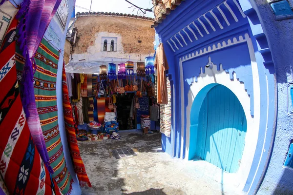 Utca Chefchaouen Marokkó — Stock Fotó