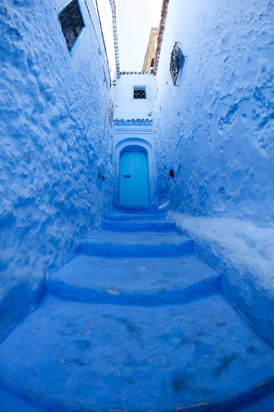 Calle Chefchaouen Marruecos — Foto de Stock