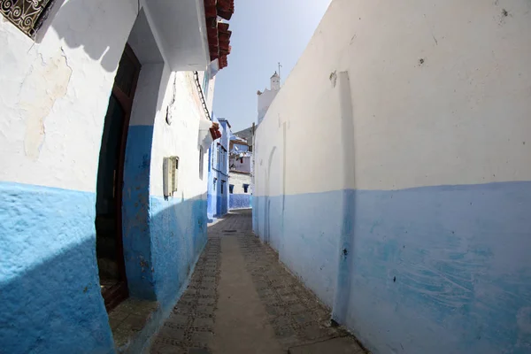 Rua Chefchaouen Marrocos — Fotografia de Stock