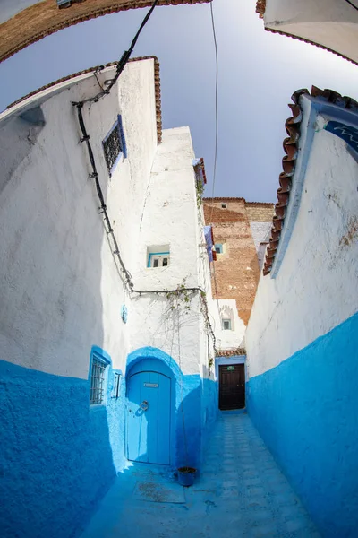 Utca Chefchaouen Marokkó — Stock Fotó