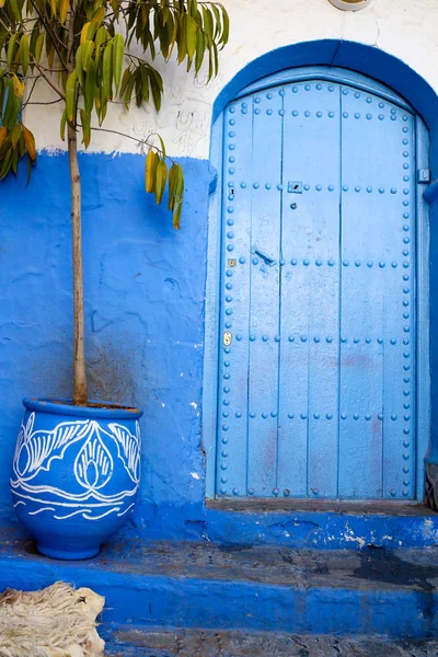 Ulicy Maroka Chefchaouen — Zdjęcie stockowe