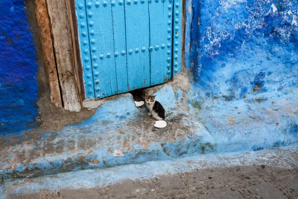 Gatan Chefchaouen Marocko — Stockfoto