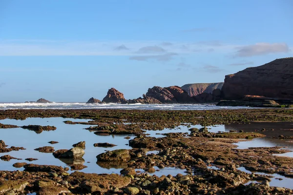 Paisajes Legzira Playa Marruecos — Foto de Stock