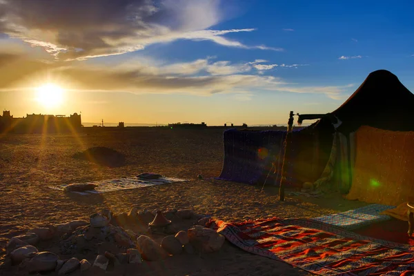 Krajobraz Marokańskiej Pustyni — Zdjęcie stockowe
