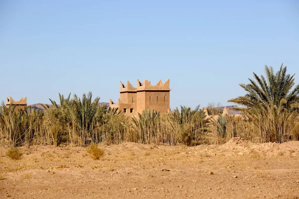 Paisaje Del Desierto Marroquí —  Fotos de Stock