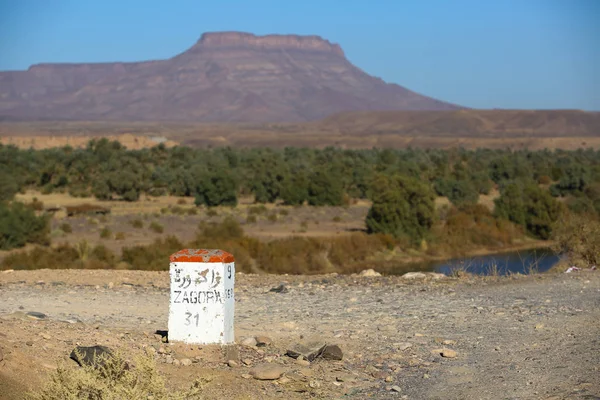 Landschap Van Marokkaanse Woestijn — Stockfoto