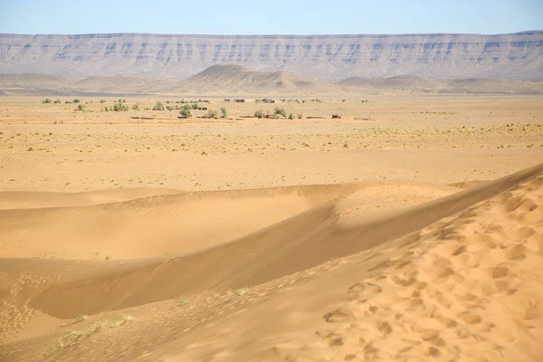 Landschap Van Marokkaanse Woestijn — Stockfoto