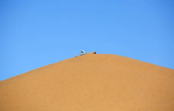Landschaft Der Marokkanischen Wüste — Stockfoto