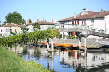 Poitevin bataklığının manzaraları