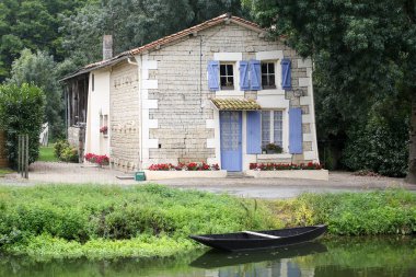 Poitevin bataklığının manzaraları