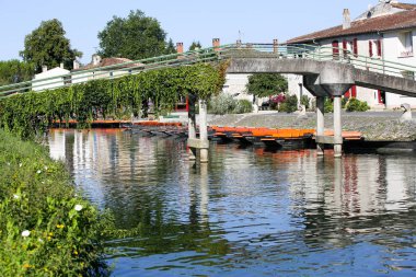 Poitevin bataklığının manzaraları