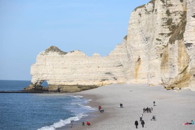 manzara Normandiya kıyılarında