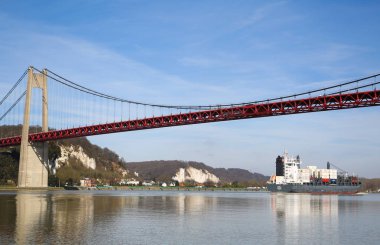 manzara Normandiya kıyılarında