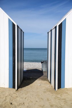 manzara Normandiya kıyılarında