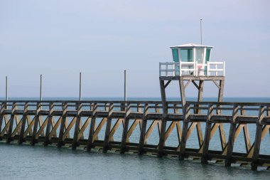 manzara Normandiya kıyılarında