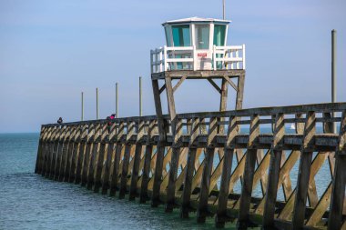 manzara Normandiya kıyılarında