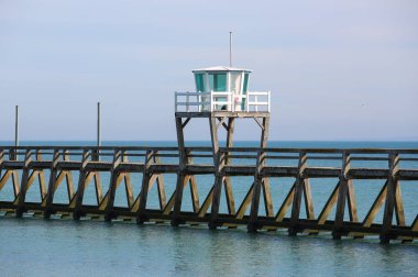 manzara Normandiya kıyılarında