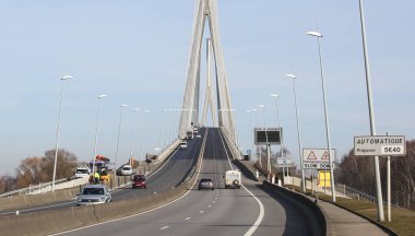 manzara Normandiya kıyılarında