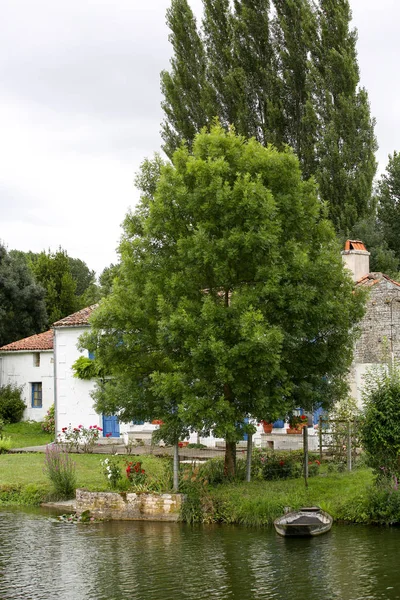 Krajobrazy Bagien Poitevin — Zdjęcie stockowe