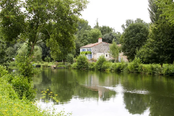 Paisajes Del Pantano Poitevin —  Fotos de Stock